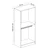 Hanah Home Garderober Kale-190, 90x190x52 cm, Braon