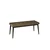 Hanah Home klupa Pera Bench, 105 cm, braon / crna