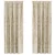 Baršunaste zavjese sa zavjesama 2 pcs Krema 260 x 140 cm Baršun