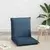 vidaXL Tlorisni stol Modra 54 x 64 x 59 cm blago