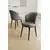 HANAH HOME Set stolica (4 dela) Risa Grey Black