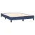 Krevet box spring s madracem LED plavi 140x190 cm od tkanine