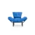 Atelier del Sofa Fotelja Nitta 95x85x70cm Plava
