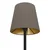 Eglo 901111 - Podna lampa FIORANA 1xE14/7,5W/230V crna/braon
