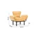 ATELIER DEL SOFA Fotelja Nitta Single Mustard