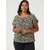 KAFFE CURVE Bluza Sonna Stanley  ecru / črna