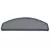 Prostirke za stepenice 15 kom 65x24x4 cm svijetlo sive i plave poluokrugle velike