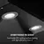 KLARSTEIN kuhinjska napa LAUREL 60 (60cm, 350m3/h, LED zaslon osjetljiv na dodir), crna