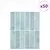 Pravougaona keramika 50 pcs Siva zelena 29 x 23 x 0,08 cm