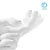 SuperLove Magic Hand Heated Finger Motion Stimulator White