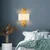 Opviq Zidna lampa Axis-15111, 35x75x10cm, IP20, Zlatno-bela boje