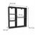 Hanah Home zidna polica Myra, 70,8 cm, antracit
