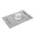 INF Set 6 pogrinjkov, 30x45 cm, mešane barve Silver+White, (22103448)