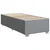 Vidaxl Box spring postelja z vzmetnico svetlo siva 90x190 cm blago