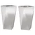 Sadilica 2 pcs Srebrno 40 x 40 x 75 cm Nehrđajući čelik