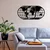 Wallity Zidna dekoracija World Map 11, 116x58 cm, 1.2mm, Crna