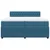 vidaXL vidaXL Box spring postelja z vzmetnico modra 200x200 cm žamet, (21305331)
