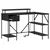 Stol s ladicama Crni hrast 120 x 79 x 86,5 cm Konstruirano drvo