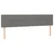 Vidaxl Box spring postelja z vzmetnico temno siva 160x200 cm blago