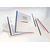 Plastične hrbtne strani 25 belih