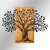 Arbre de Vie-5 BlackWalnut Decorative Wooden Wall Accessory