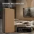 VEVOR Akustični stenski panel 1200x600x21 mm svetli hrast