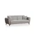 Atelier del Sofa Trosed na razvlačenje Aren 85x43x175cm Sivi
