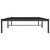 Metalni okvir za krevet crni 100x200 cm