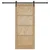 Klizna vrata ORKDAL Prirodna i crna 86 x 198,5 cm