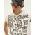 Bershka Majica  črna / off-bela