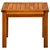 Vrtni stolić za kavu 45 x 45 x 36 cm masivno bagremovo drvo