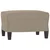 4-dijelni set sofa s jastucima smeđesivi od mikrovlakana