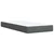 VIDAXL Box spring postelja z vzmetnico temno siva 80x200 cm blago