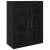Highboard 2 pcs Crni hrast Konstruirano drvo