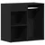 LED Set Toaletnog Stola s ladicama Crni hrast 140 x 40 x 140 cm