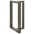 Noge za barski stol T-oblika 2 kom Crne 60x35x(90-91) cm Čelik