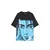 Cropp - Crna majica s printom Initial D - CRNO