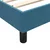 Vidaxl Box spring postelja z vzmetnico temno modra 80x220 cm žamet