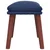 Tabure plavi 45 x 29,5 x 35 cm od tkanine