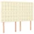Vidaxl Box spring postelja z vzmetnico krem 140x190 cm umetno usnje