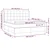 Vidaxl Box spring postelja z vzmetnico LED sv. siva 160x200 cm blago