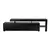Hanah Home TV komoda Beliz, 192 cm, Crna
