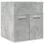 Kupaonski ormarić za umivaonik beton sivi 41x38,5x46 cm