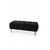 Hanah Home Sara tapacirana klupa s prostorom za odlaganje 90 × 45 × 35 cm, crna