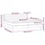 Vidaxl Box spring postelja z vzmetnico modra 200x200 cm blago
