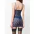 Else-crochet slip dress-women-Blue