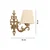 Opviq Zidna lampa Claire, 15x10x13cm, IP20, Krem-zlatna boje