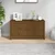 Vidaxl TV omarica medeno rjava 100x40x54 cm trdna borovina