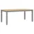 Blagovaonski stol Corona sivi 180x90x75 cm od masivne borovine