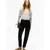 Pull&Bear Kavbojke črn denim